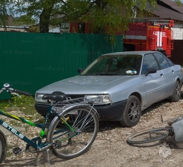 Спасатели МЧС принимали участие в ликвидации ДТП в Бабынинском районе, п.Воротынск, ул.Щербина